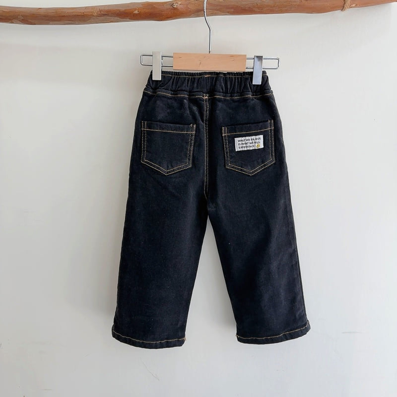 J-Room - Korean Children Fashion - #stylishchildhood - Basic Stretch Black Jeans - 5