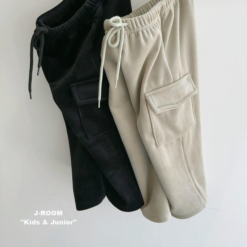 J-Room - Korean Children Fashion - #stylishchildhood - Mink Ribbed Cargo Pants - 3