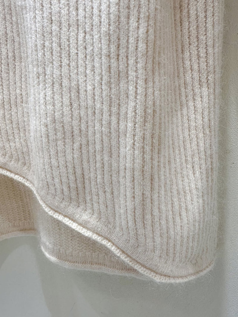 J dew - Korean Women Fashion - #momslook - Raccoon Wool Fold Knit - 10