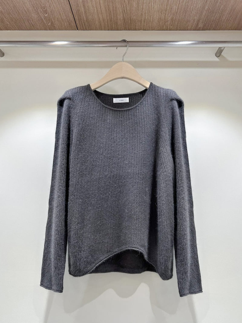 J dew - Korean Women Fashion - #womensfashion - Raccoon Wool Fold Knit - 4
