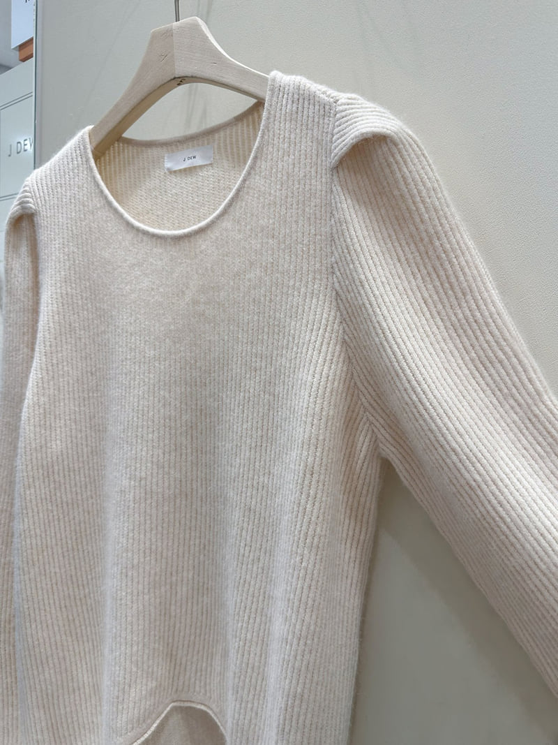 J dew - Korean Women Fashion - #momslook - Raccoon Wool Fold Knit - 8