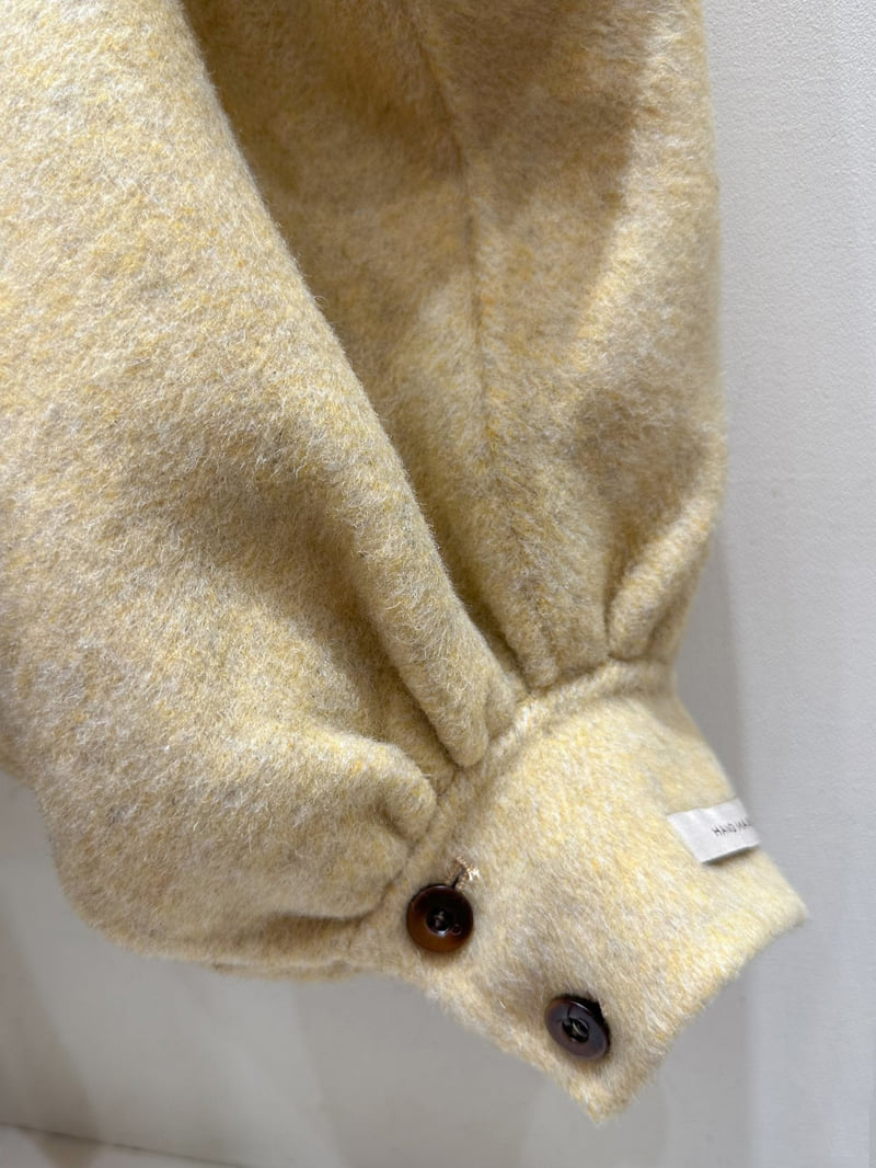 J dew - Korean Women Fashion - #momslook - Puff Sleeve Handmade Jacket - 11