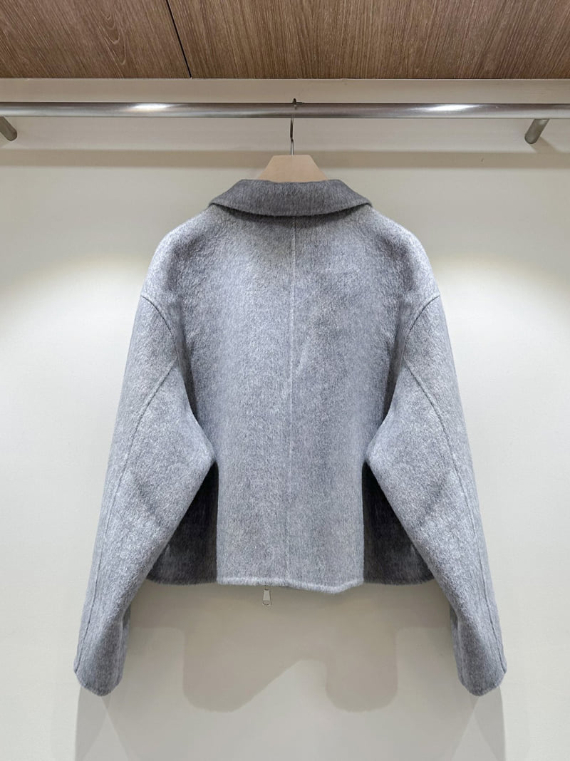 J dew - Korean Women Fashion - #vintagekidsstyle - Zip-Up Handmade Jacket - 4