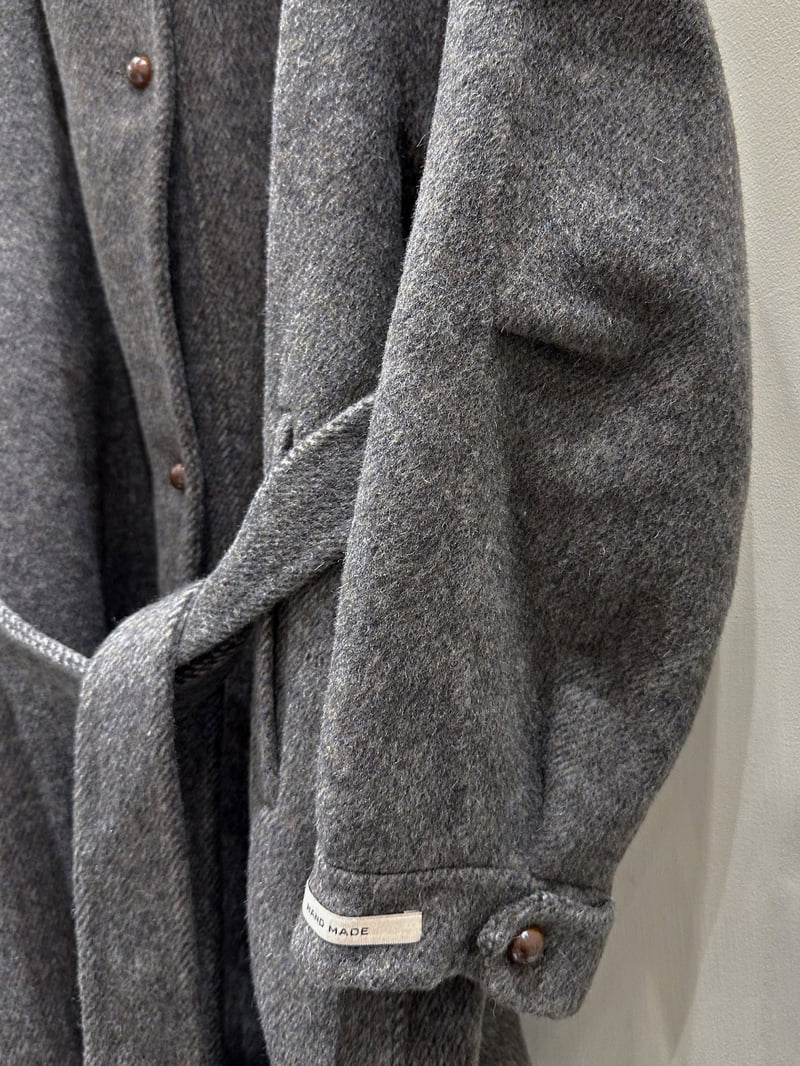 J dew - Korean Women Fashion - #restrostyle - Sleeve Pleat Handmade Long Coat - 10