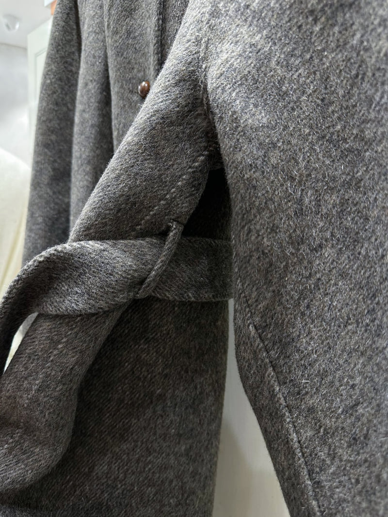 J dew - Korean Women Fashion - #shopsmall - Sleeve Pleat Handmade Long Coat - 12