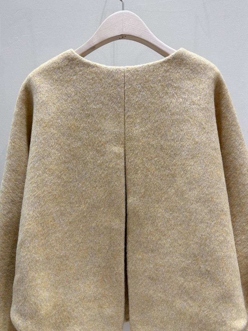J dew - Korean Women Fashion - #shopsmall - Puff Sleeve Handmade Jacket - 6