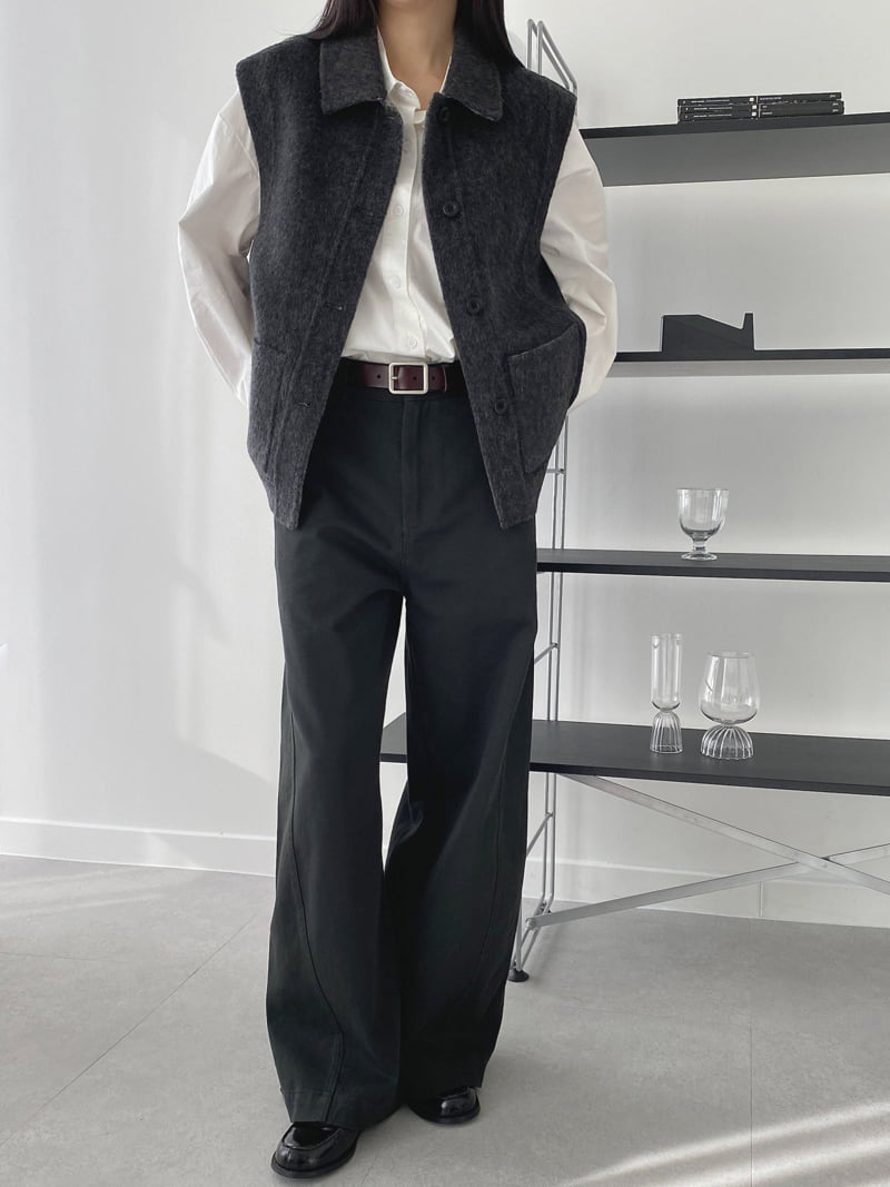 J dew - Korean Women Fashion - #vintageinspired - Reversible Handmade Vest - 10