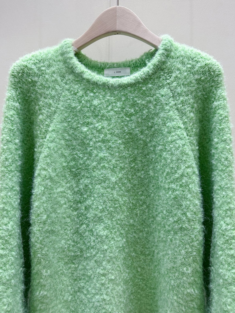 J dew - Korean Women Fashion - #womensfashion - Pom Pom Bouclé Knit - 6