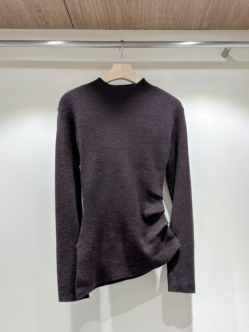 J dew - Korean Women Fashion - #womensfashion - Side Shirring Ribbed Knit - 3