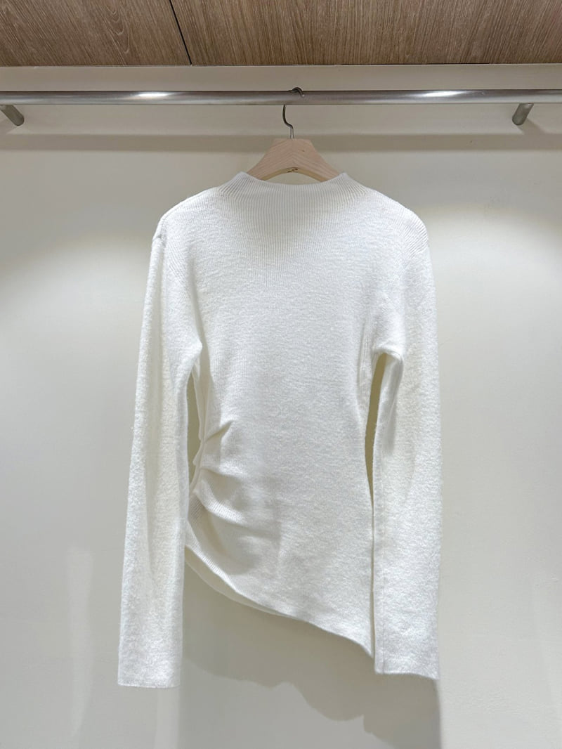 J dew - Korean Women Fashion - #womensfashion - Side Shirring Ribbed Knit - 5