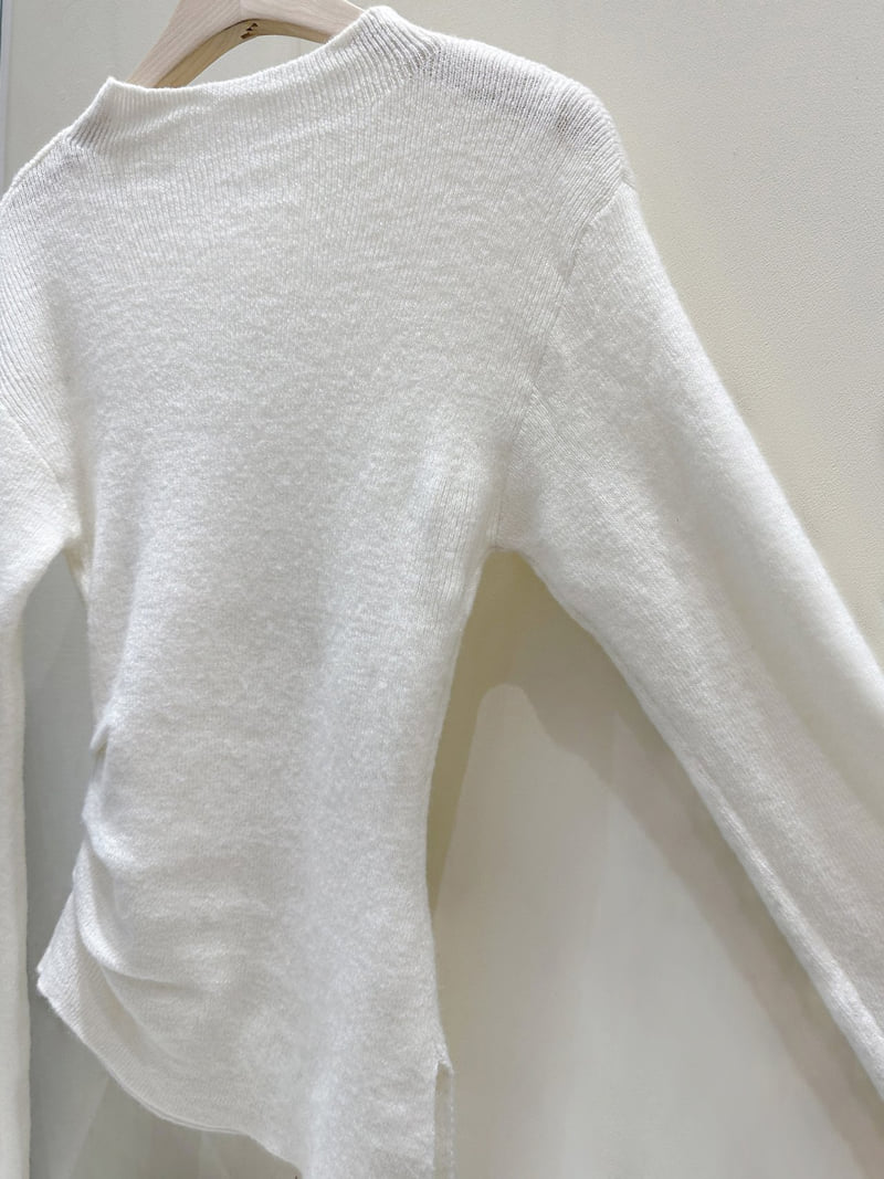 J dew - Korean Women Fashion - #womensfashion - Side Shirring Ribbed Knit - 9