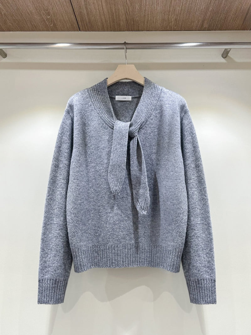 J dew - Korean Women Fashion - #momslook - Petite Tie Knit - 4