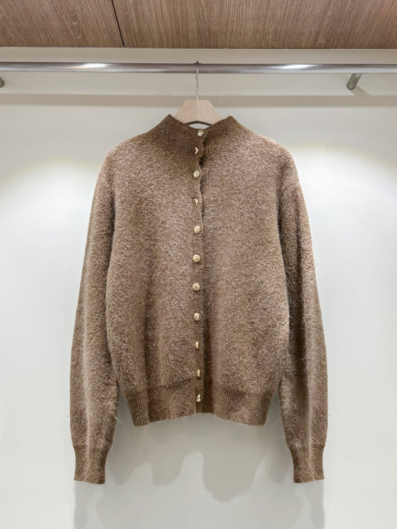 J dew - Korean Women Fashion - #womensfashion - Angora High Neck Cardigan - 3