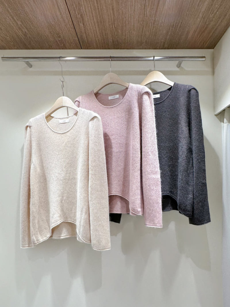 J dew - Korean Women Fashion - #womensfashion - Raccoon Wool Fold Knit