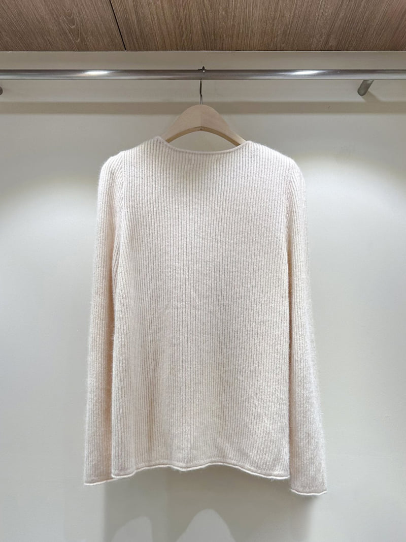 J dew - Korean Women Fashion - #womensfashion - Raccoon Wool Fold Knit - 5