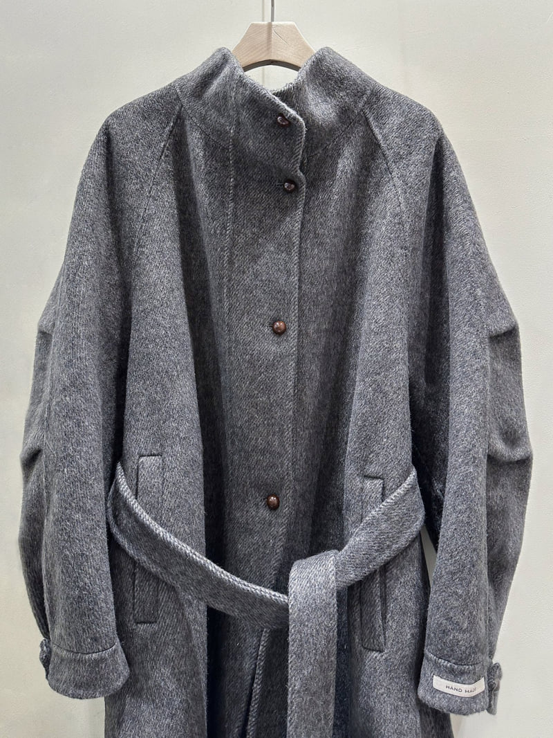 J dew - Korean Women Fashion - #womensfashion - Sleeve Pleat Handmade Long Coat - 6