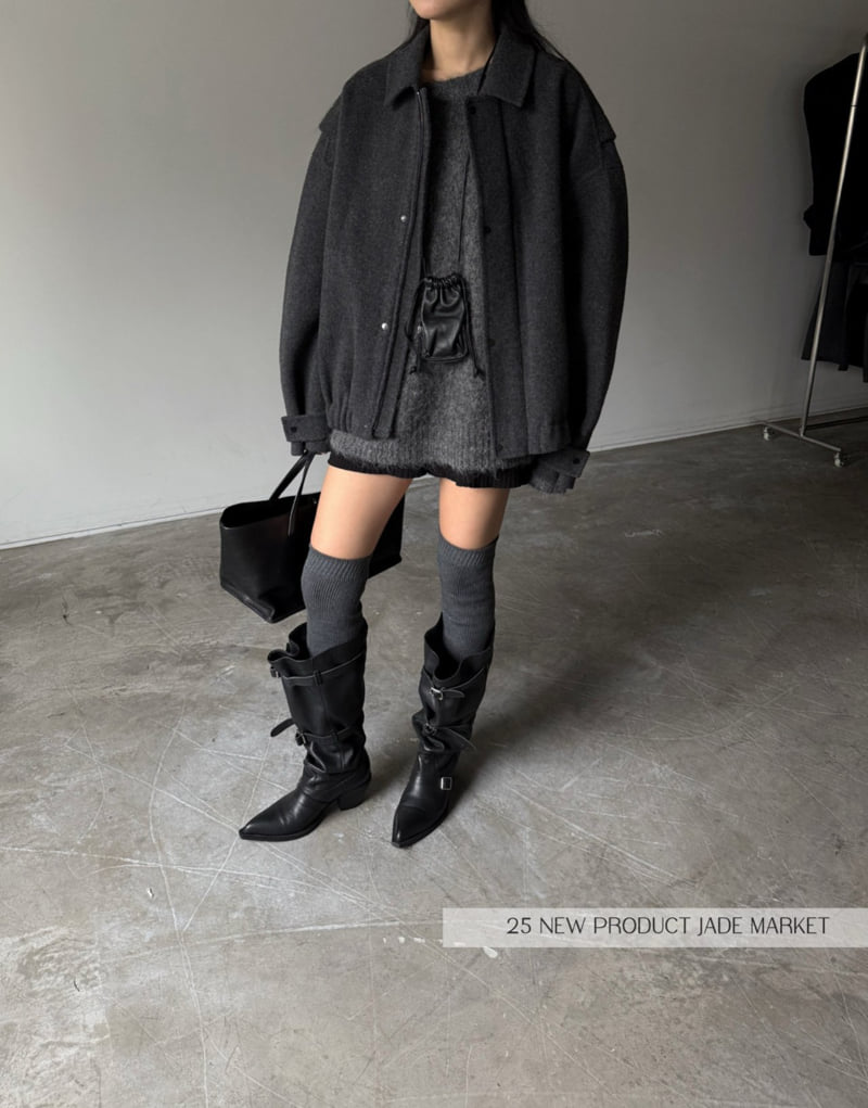 Jade Market - Korean Women Fashion - #womensfashion - Handmade Regular Jumper - 4