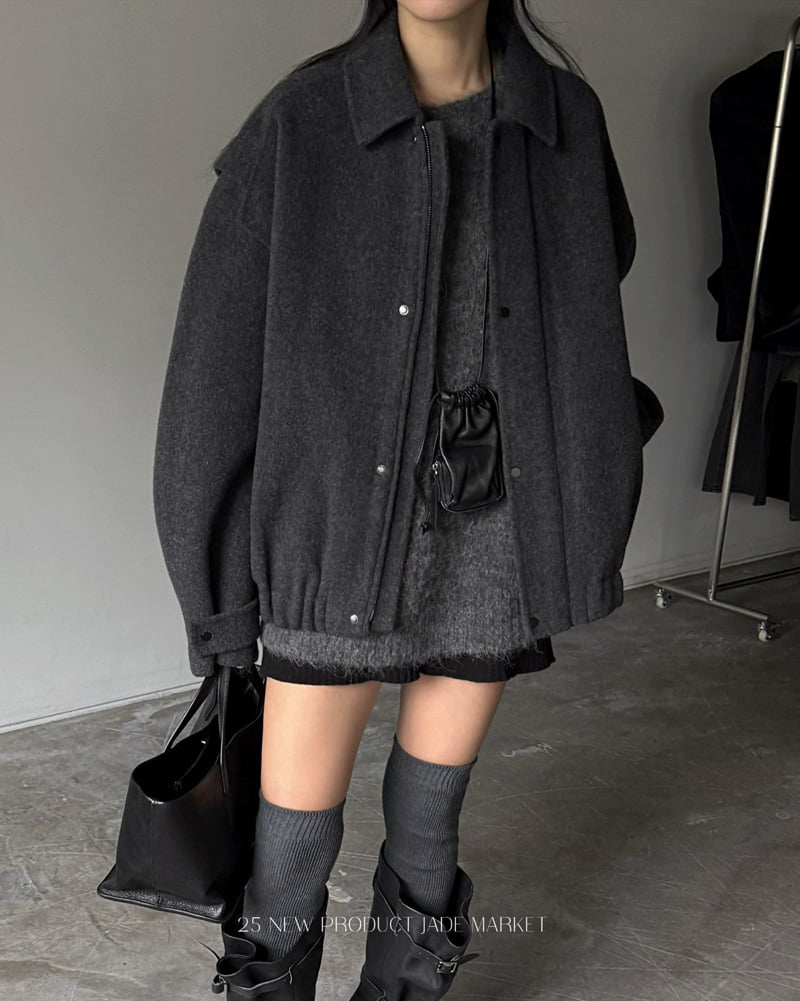 Jade Market - Korean Women Fashion - #momslook - Handmade Regular Jumper - 6