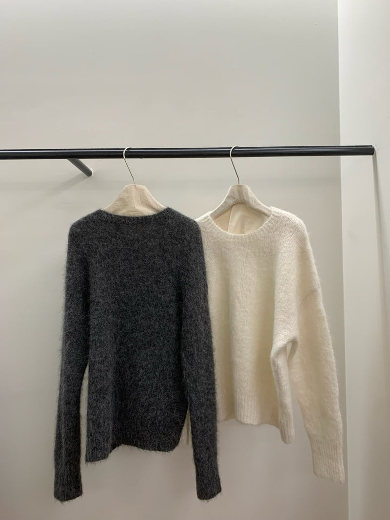 Jade Market - Korean Women Fashion - #momslook - Warm Plain Knit - 11