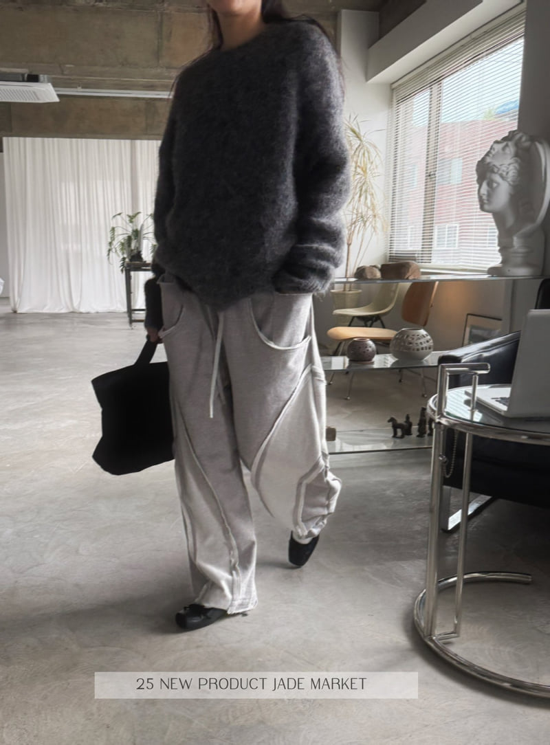 Jade Market - Korean Women Fashion - #momslook - Warm Plain Knit - 9