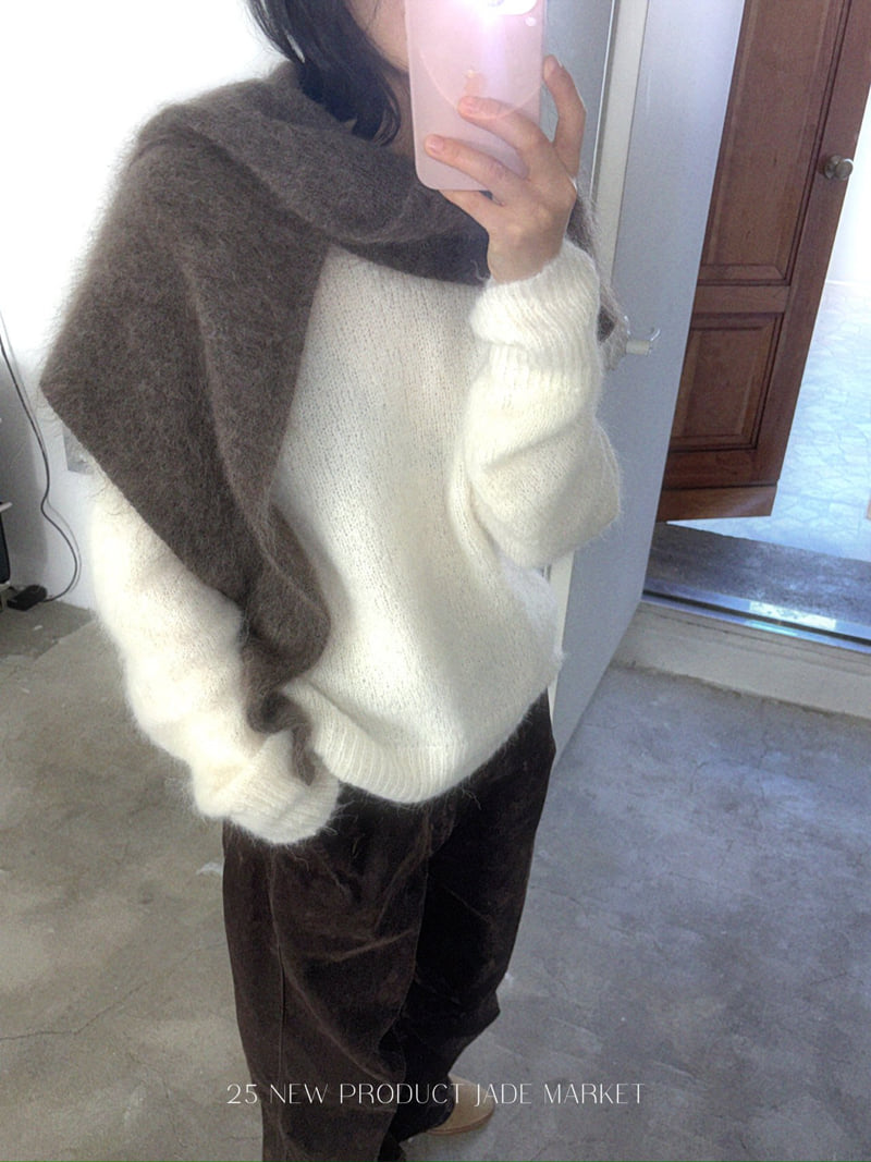 Jade Market - Korean Women Fashion - #momslook - Soft Mohair Muffler - 8