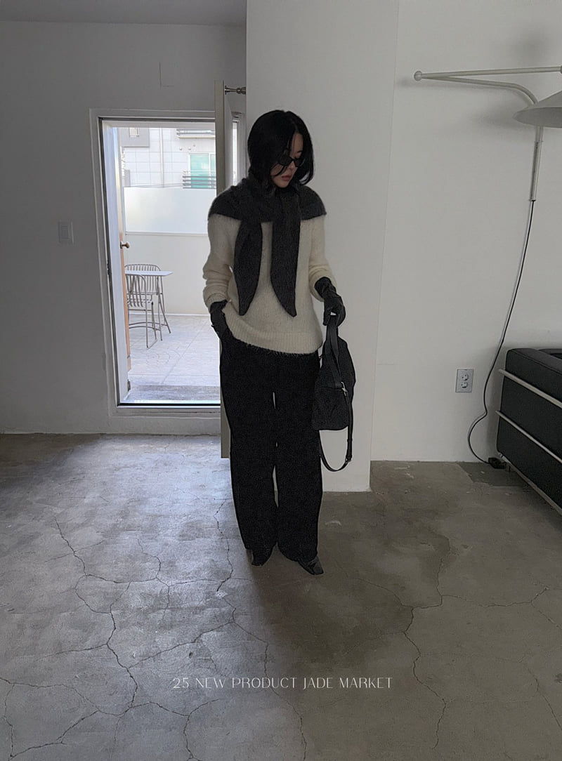 Jade Market - Korean Women Fashion - #momslook - Cool Dust Velvet Pants - 3