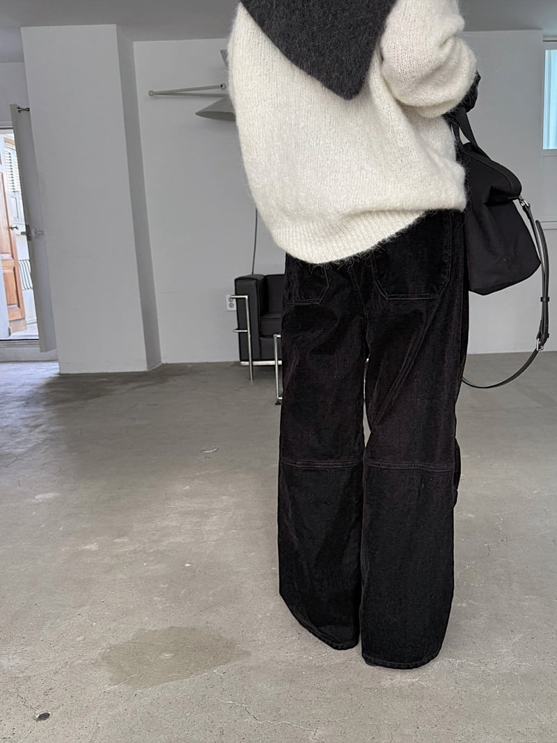 Jade Market - Korean Women Fashion - #momslook - Cool Dust Velvet Pants - 7