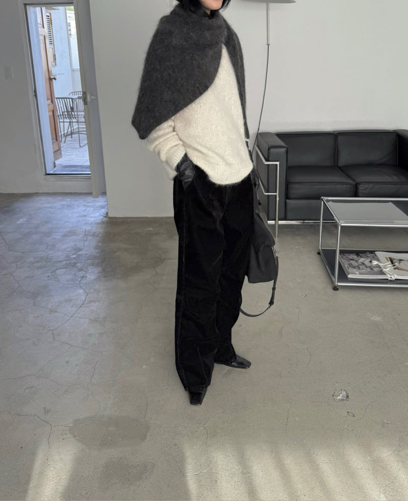 Jade Market - Korean Women Fashion - #momslook - Cool Dust Velvet Pants - 9
