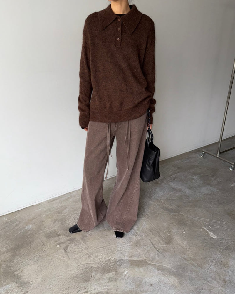Jade Market - Korean Women Fashion - #womensfashion - Peach Brushed Hearts Panel Pants - 4
