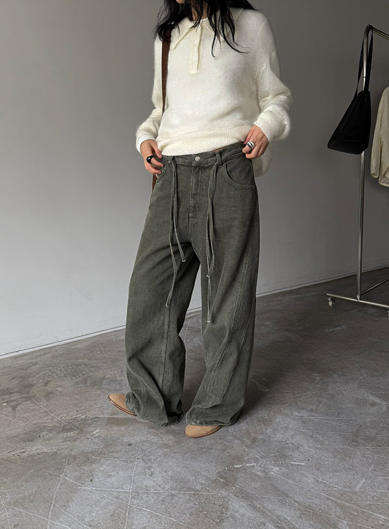 Jade Market - Korean Women Fashion - #momslook - Peach Brushed Hearts Panel Pants - 6