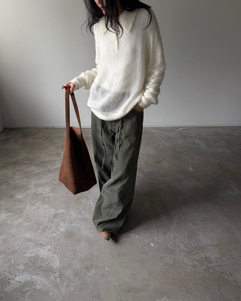 Jade Market - Korean Women Fashion - #momslook - Peach Brushed Hearts Panel Pants - 8