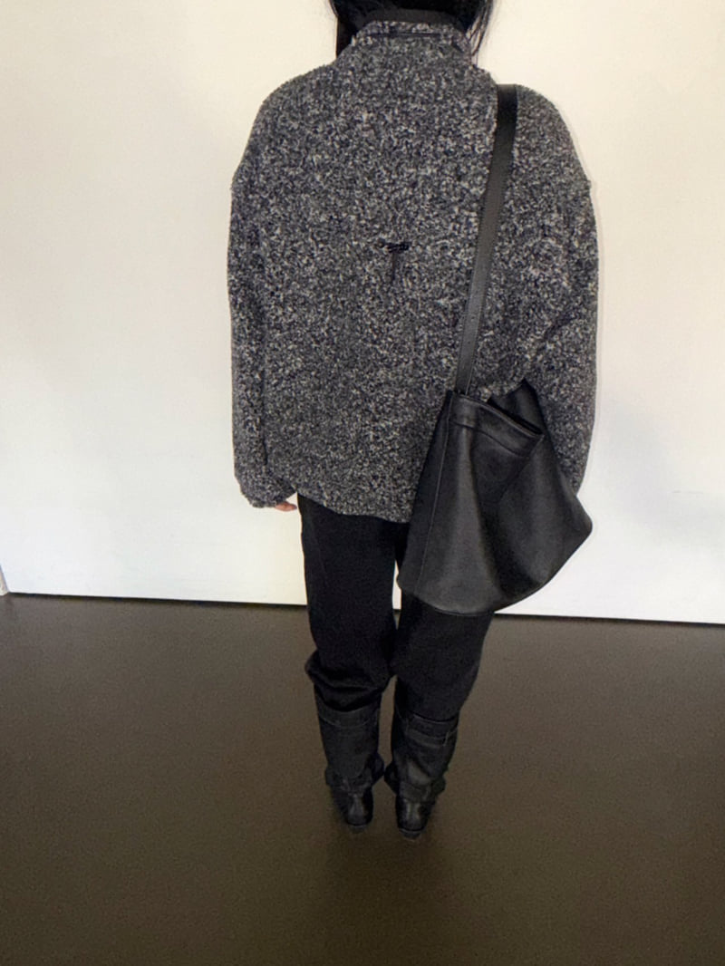 Jade Market - Korean Women Fashion - #womensfashion - Cozy Boucle Fleece Jacket - 4