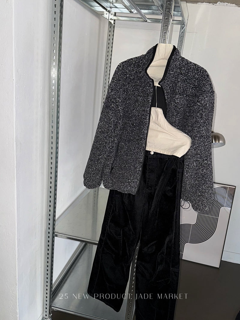 Jade Market - Korean Women Fashion - #momslook - Cozy Boucle Fleece Jacket - 8