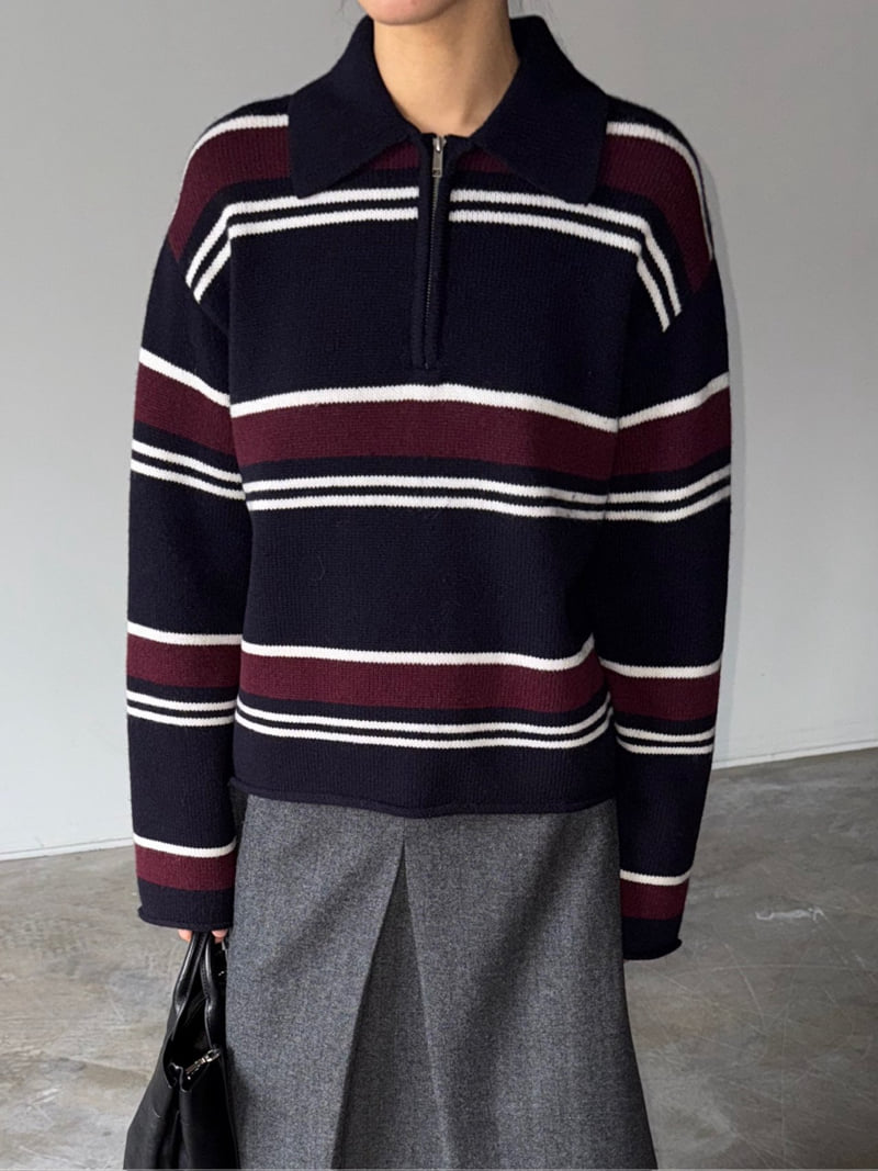 Jade Market - Korean Women Fashion - #momslook - Joy Zip-up Knit - 7