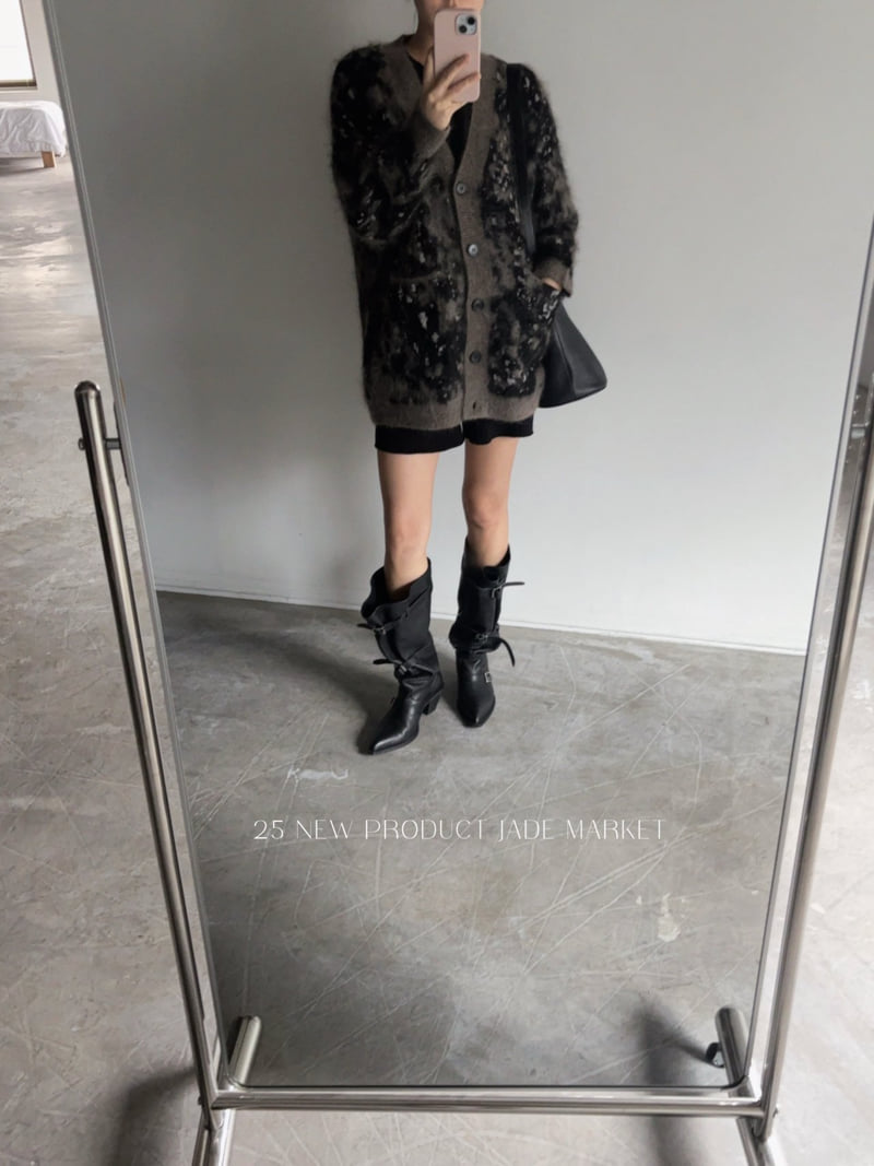 Jade Market - Korean Women Fashion - #momslook - Cozy Leopard Cardigan - 10