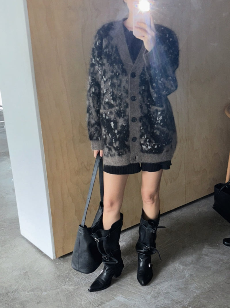 Jade Market - Korean Women Fashion - #momslook - Cozy Leopard Cardigan - 8