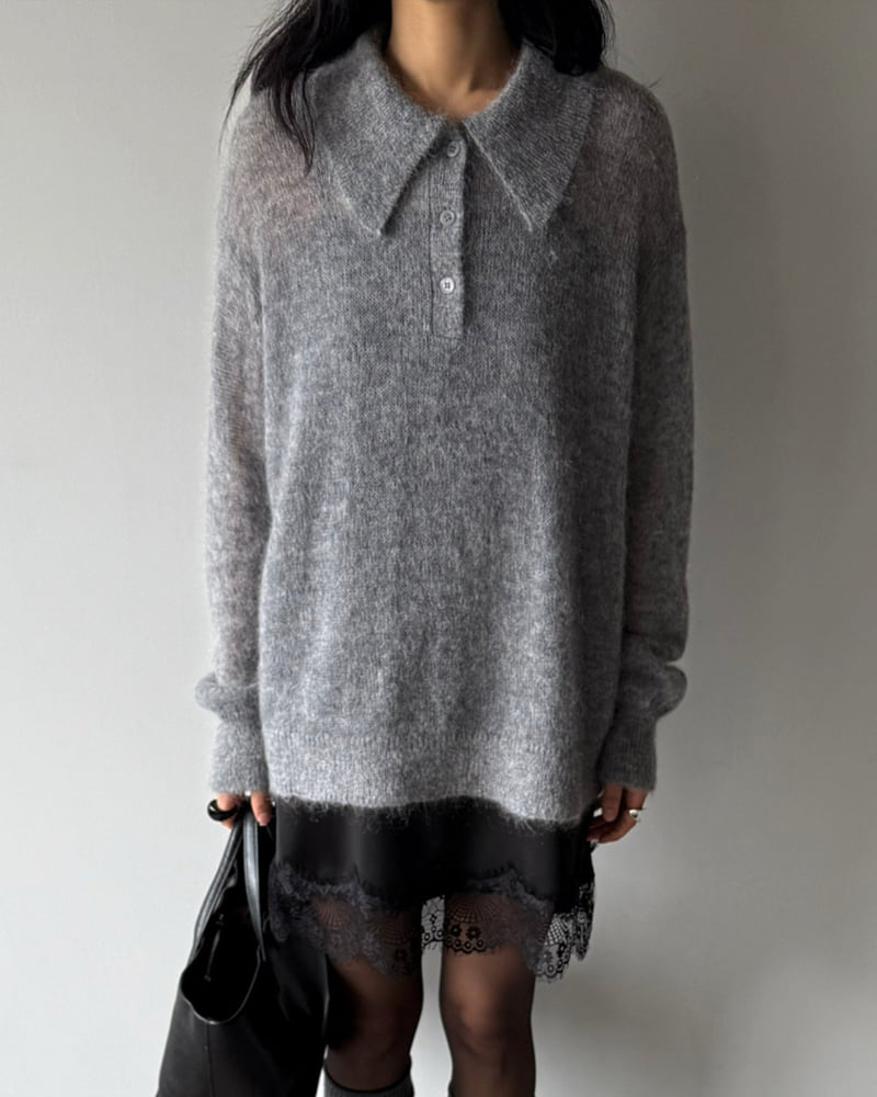 Jade Market - Korean Women Fashion - #thelittlethings - Cozy Soft Chard Knit - 4
