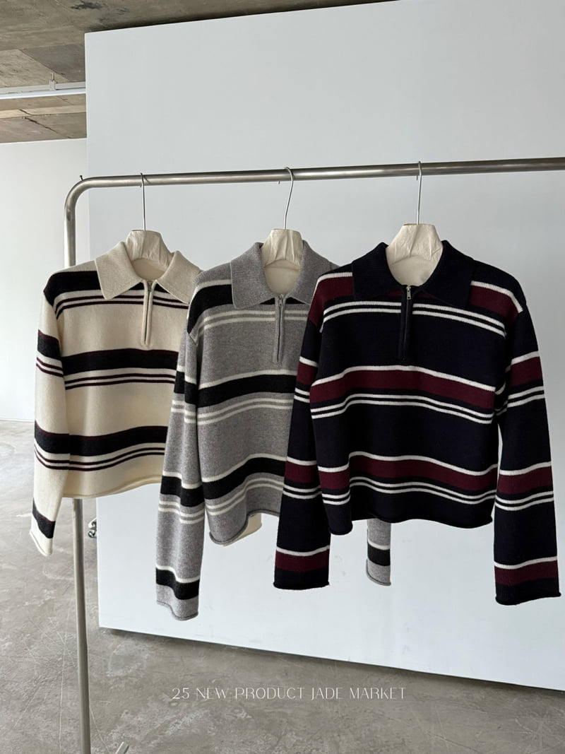 Jade Market - Korean Women Fashion - #pursuepretty - Joy Zip-up Knit