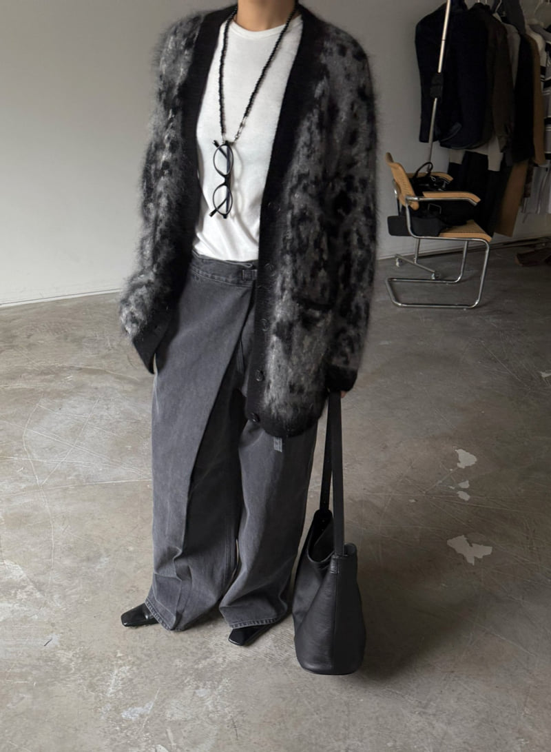 Jade Market - Korean Women Fashion - #restrostyle - Cozy Leopard Cardigan