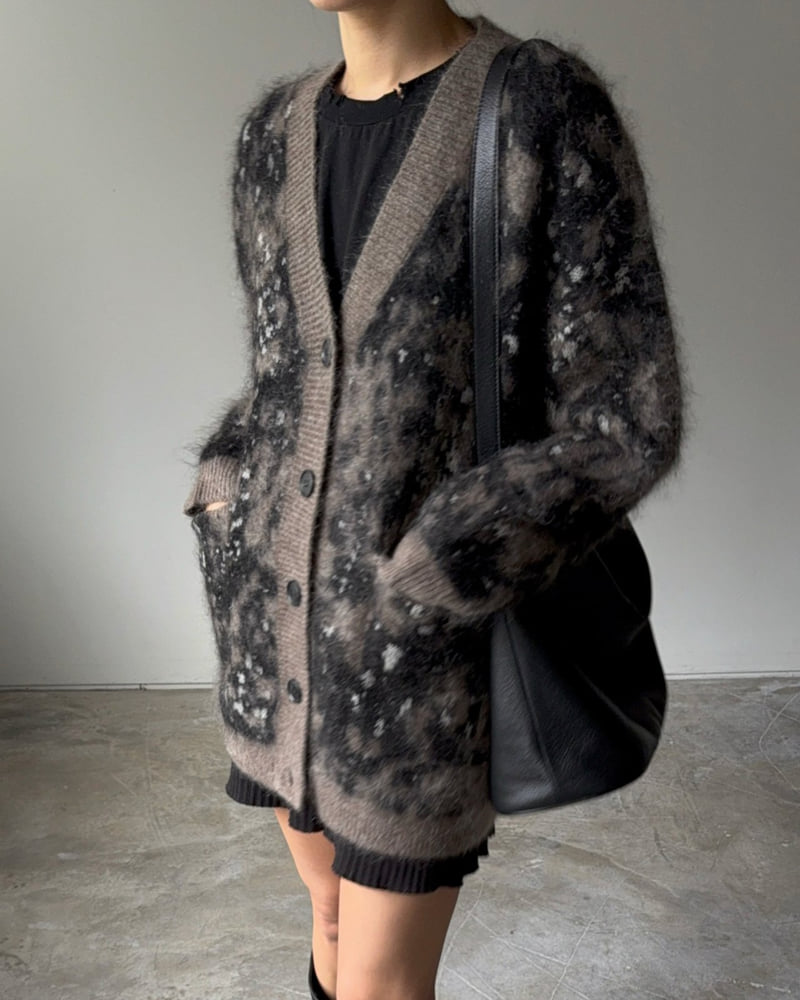 Jade Market - Korean Women Fashion - #shopsmall - Cozy Leopard Cardigan - 3