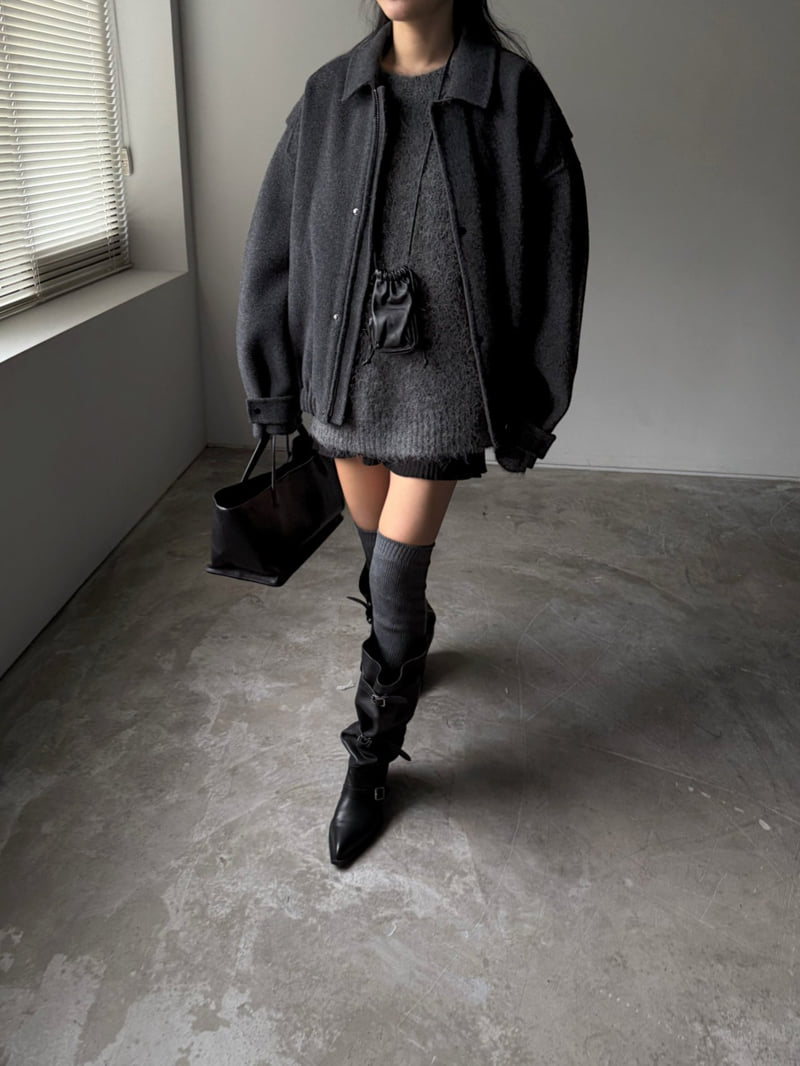 Jade Market - Korean Women Fashion - #womensfashion - Handmade Regular Jumper - 9