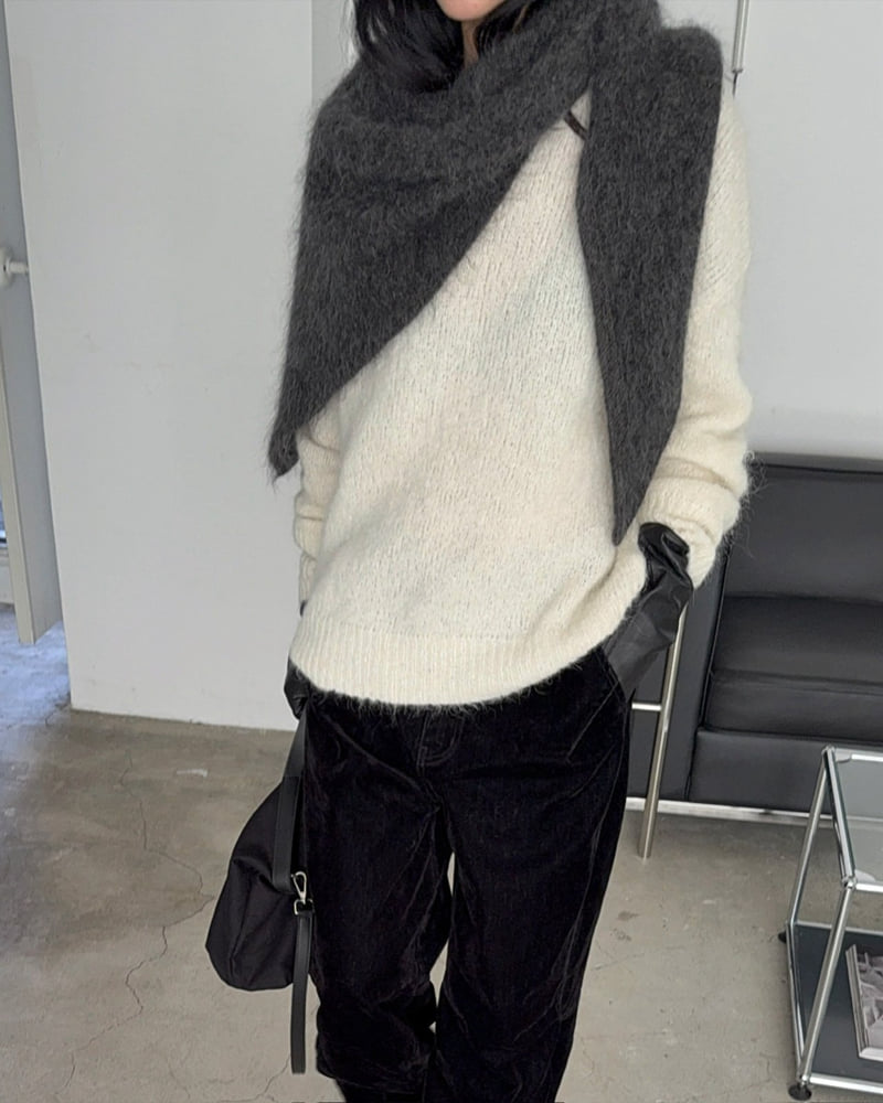 Jade Market - Korean Women Fashion - #womensfashion - Soft Mohair Muffler - 7