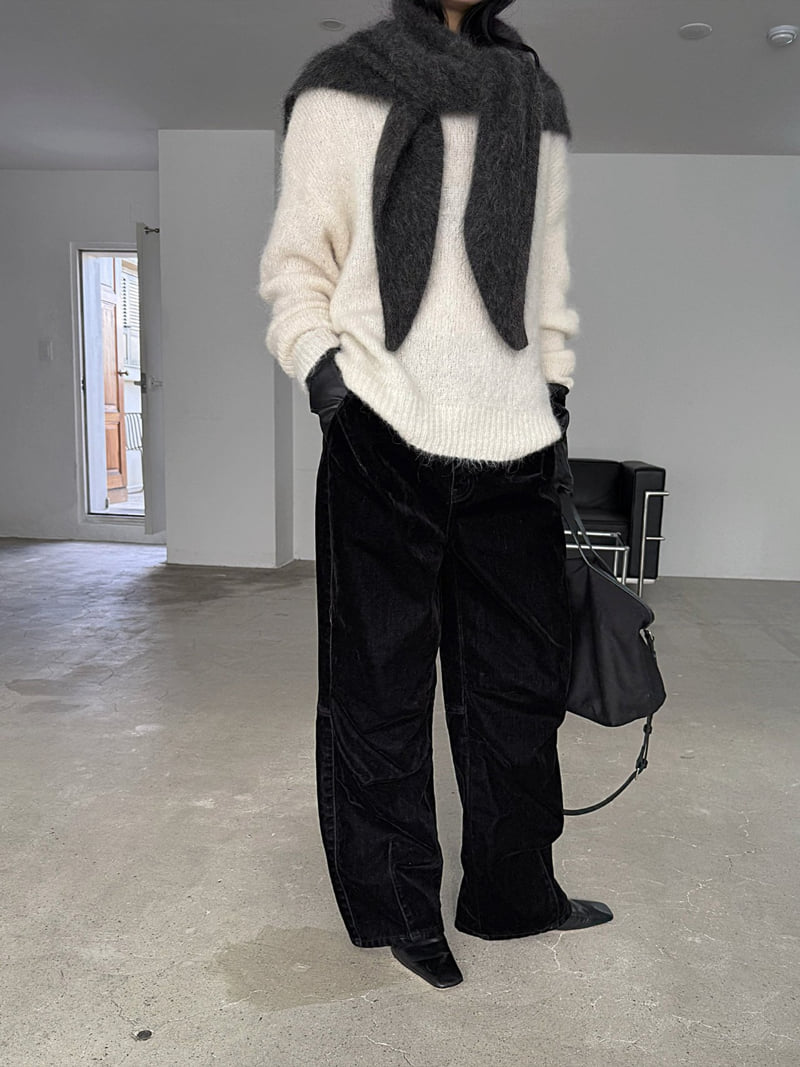 Jade Market - Korean Women Fashion - #womensfashion - Cool Dust Velvet Pants - 8