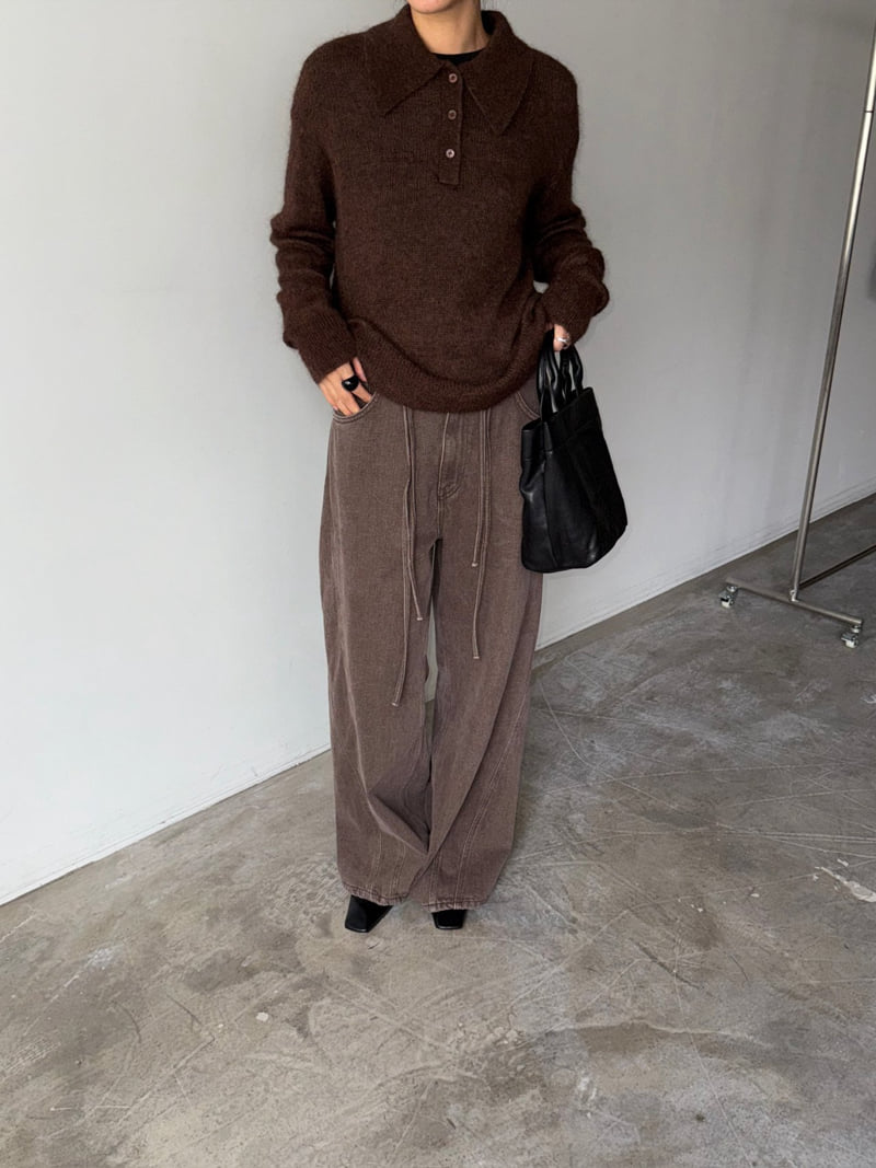 Jade Market - Korean Women Fashion - #womensfashion - Peach Brushed Hearts Panel Pants - 5