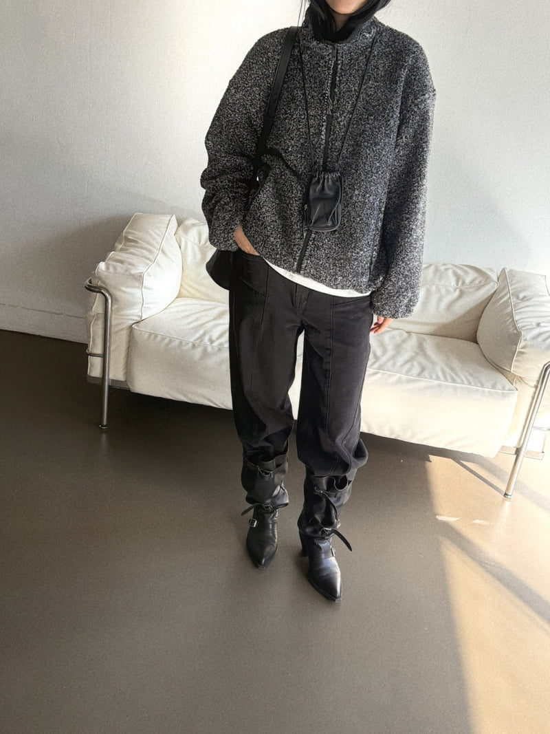 Jade Market - Korean Women Fashion - #womensfashion - Cozy Boucle Fleece Jacket - 7