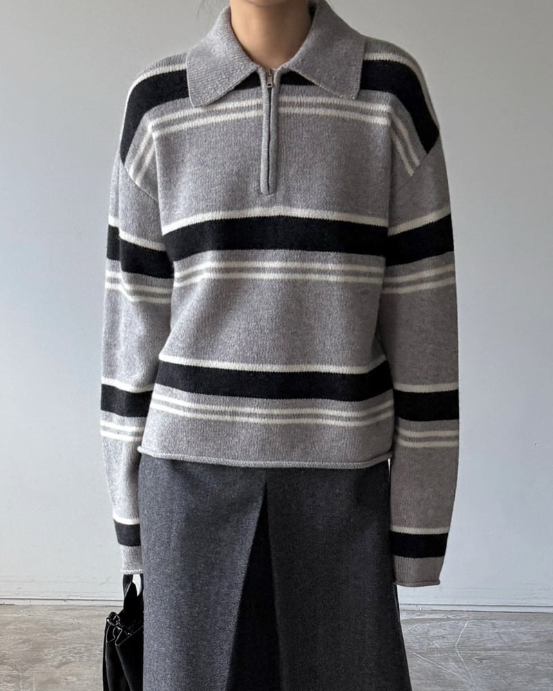 Jade Market - Korean Women Fashion - #womensfashion - Joy Zip-up Knit - 10