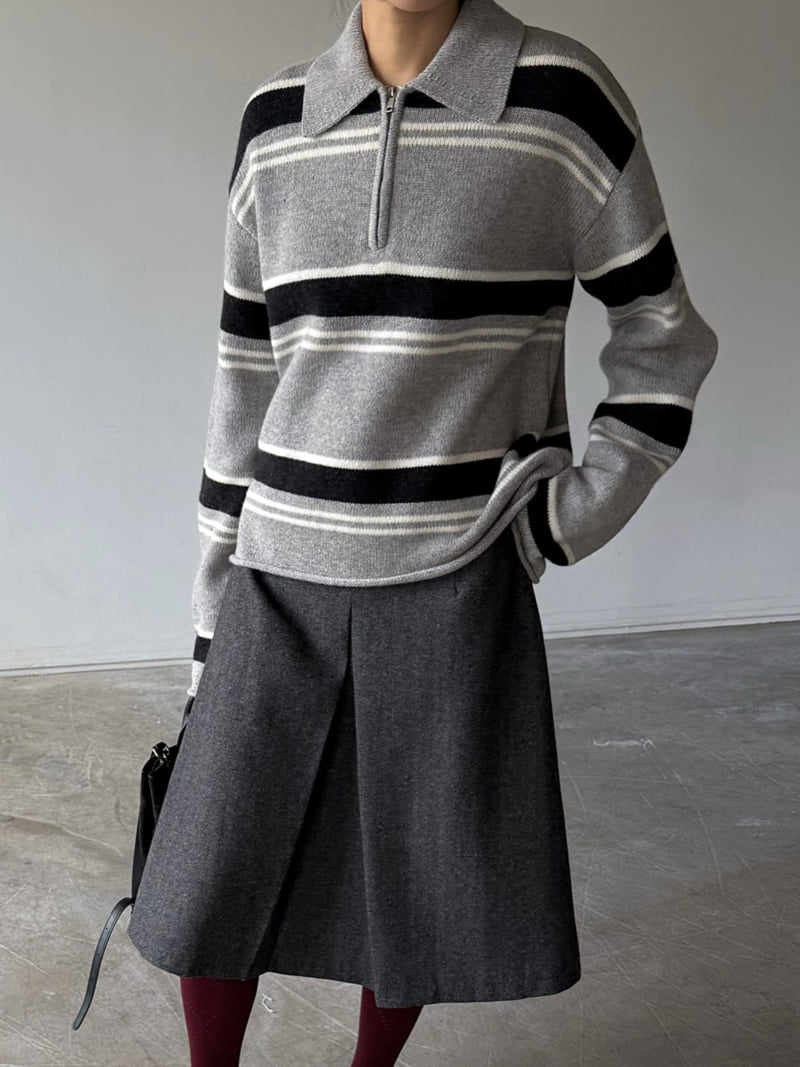 Jade Market - Korean Women Fashion - #womensfashion - Joy Zip-up Knit - 12
