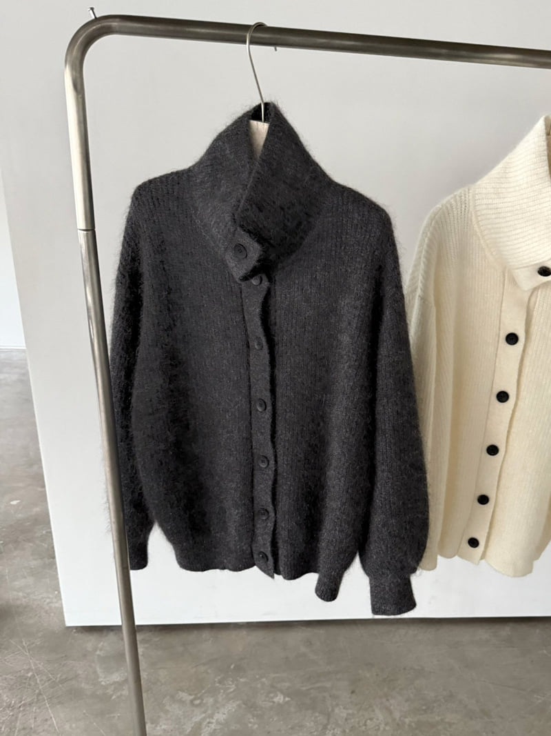 Jade Market - Korean Women Fashion - #womensfashion - Long Turtleneck Cardigan - 10