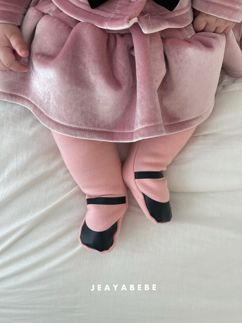 Jeaya & Mymi - Korean Baby Fashion - #babylifestyle - Ballerina Fleece Leggings - 4