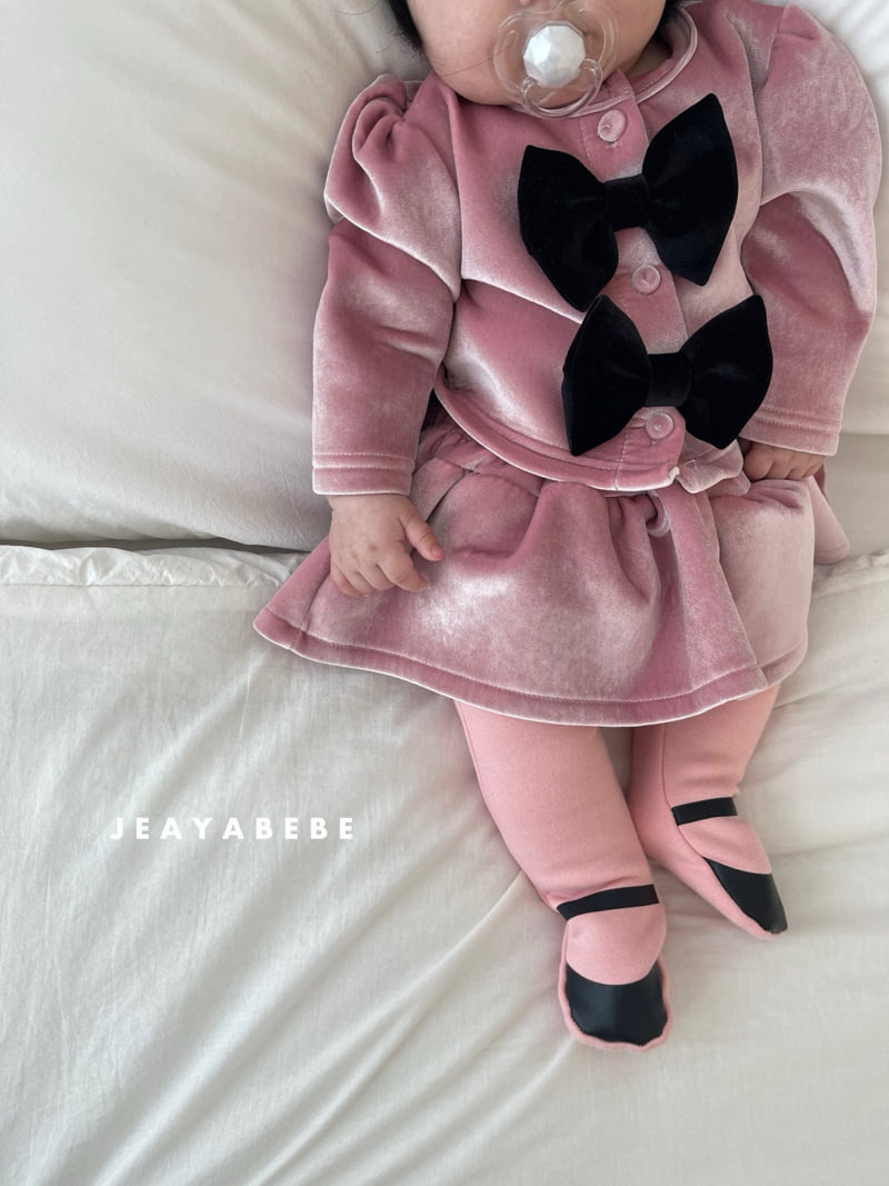 Jeaya & Mymi - Korean Baby Fashion - #onlinebabyboutique - Ballerina Fleece Leggings - 9